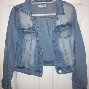 Light wash jean jacket